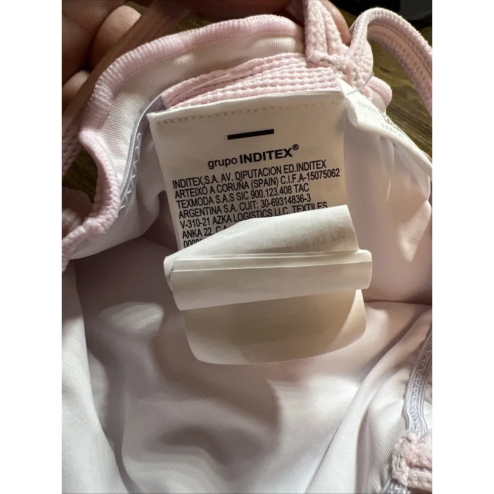 Zara Girls Pink Seahorse Swimsuit Size 12/24 Months NEW One Piece Summer